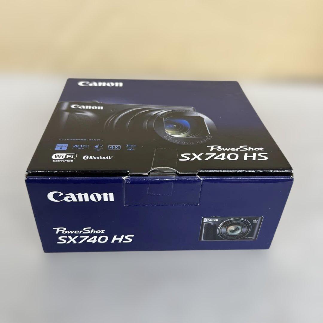 601498 Canon PowerShot SX740 HS ブラック