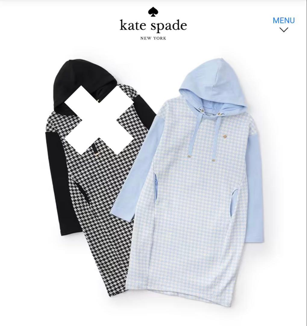 【ケイトスペード】150 ❤︎新品未使用❤︎ 千鳥フードワンピース 定価19580円
