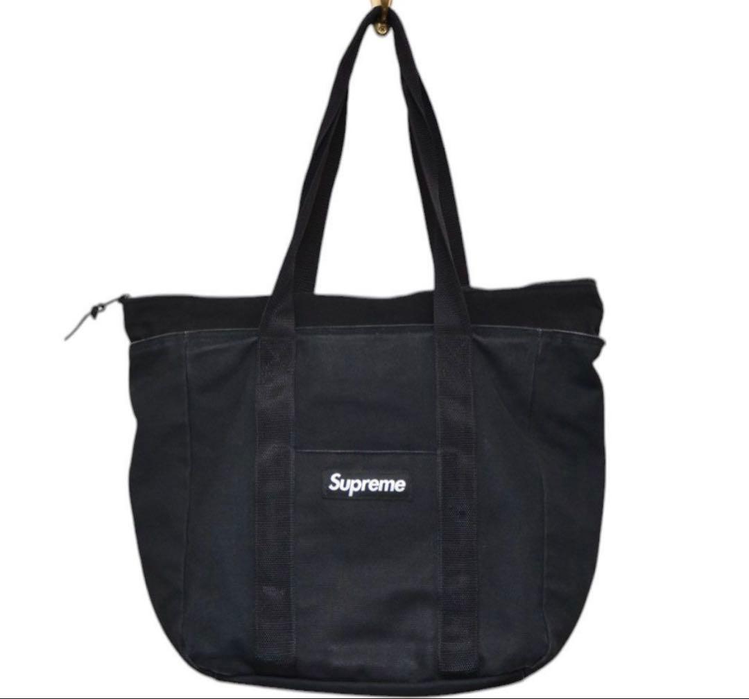 f*e様 Supreme 黒 トートバッグ