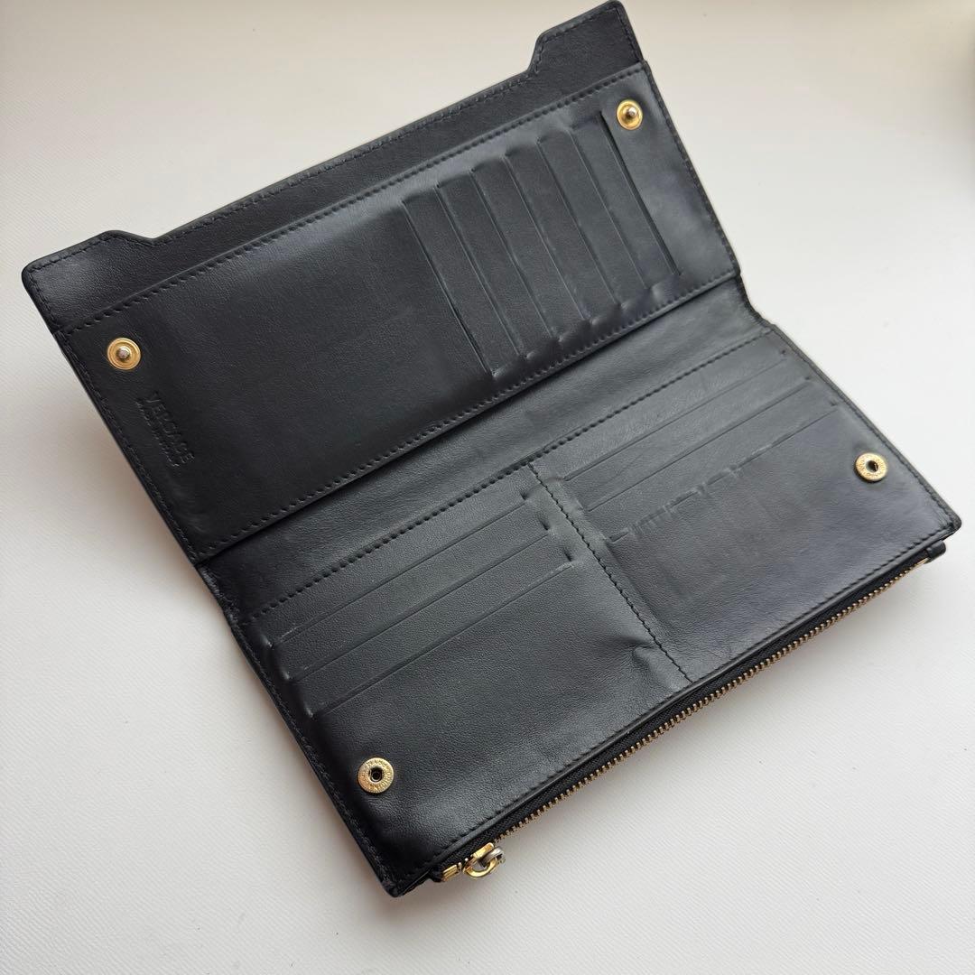 【美品】 975 Versace ヴェルサーチ 2つ折り 長財布