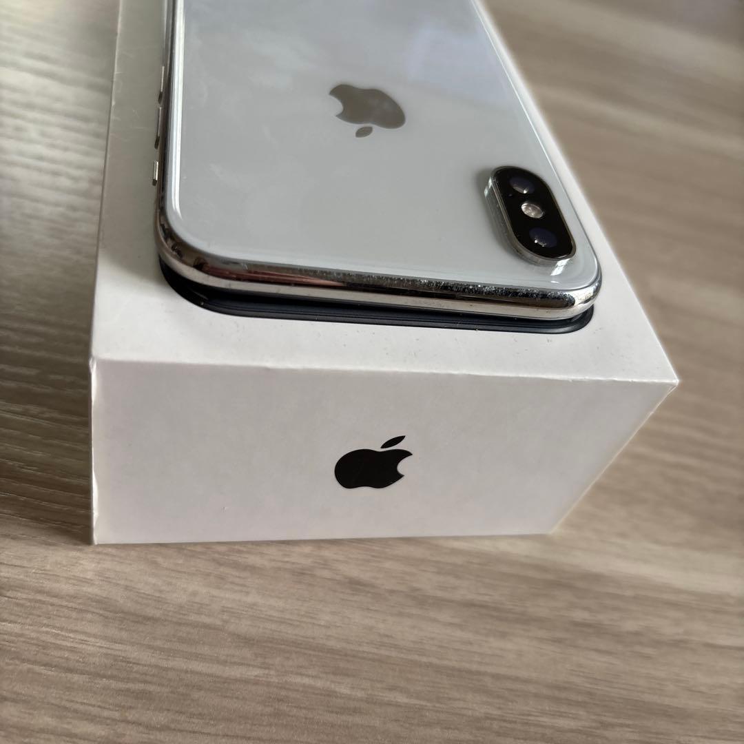 Apple iPhone X シルバー　 箱付き