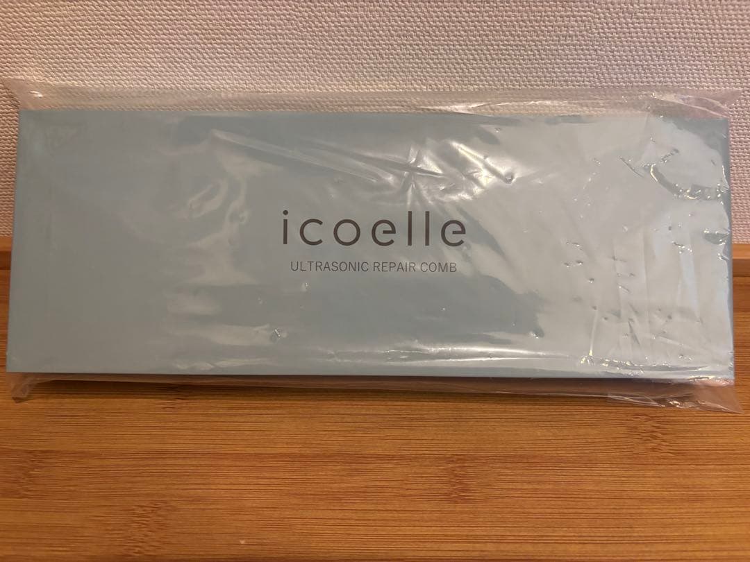 【新品未開封】icoelle 超音波リペアコーム Pale Aqua