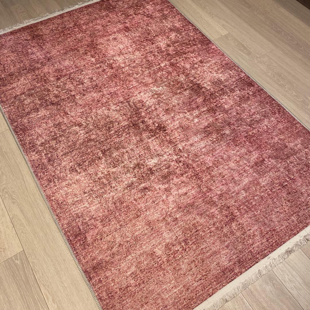 トルコのカーペット 120*180cm ヴィンテージデザイン ラク ピンク