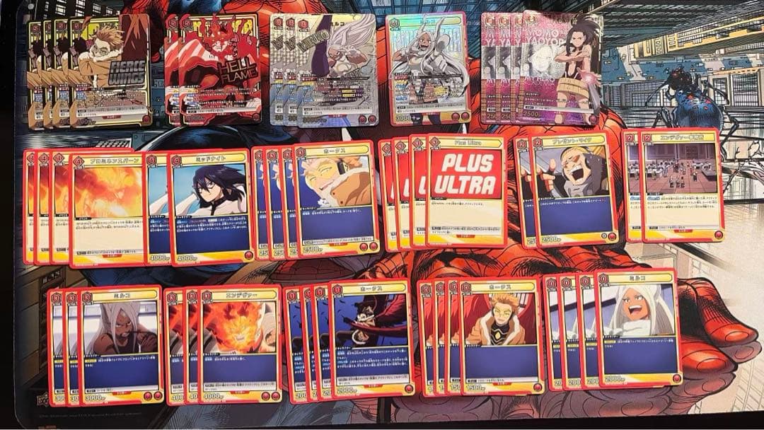 ユニオンアリーナ 赤 ヒロアカプロヒーロー ミルコ ホークスデッキ フルパラ