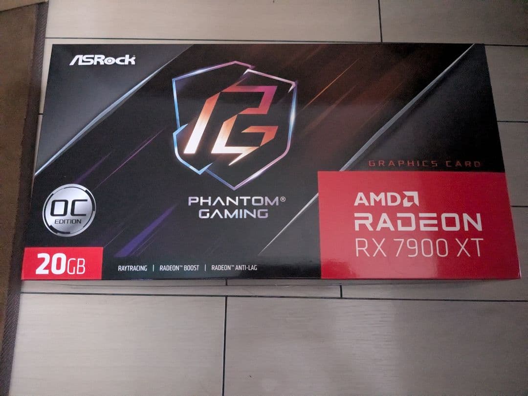 【美品】ASRock AMD Radeon RX 7900 XT 20GB