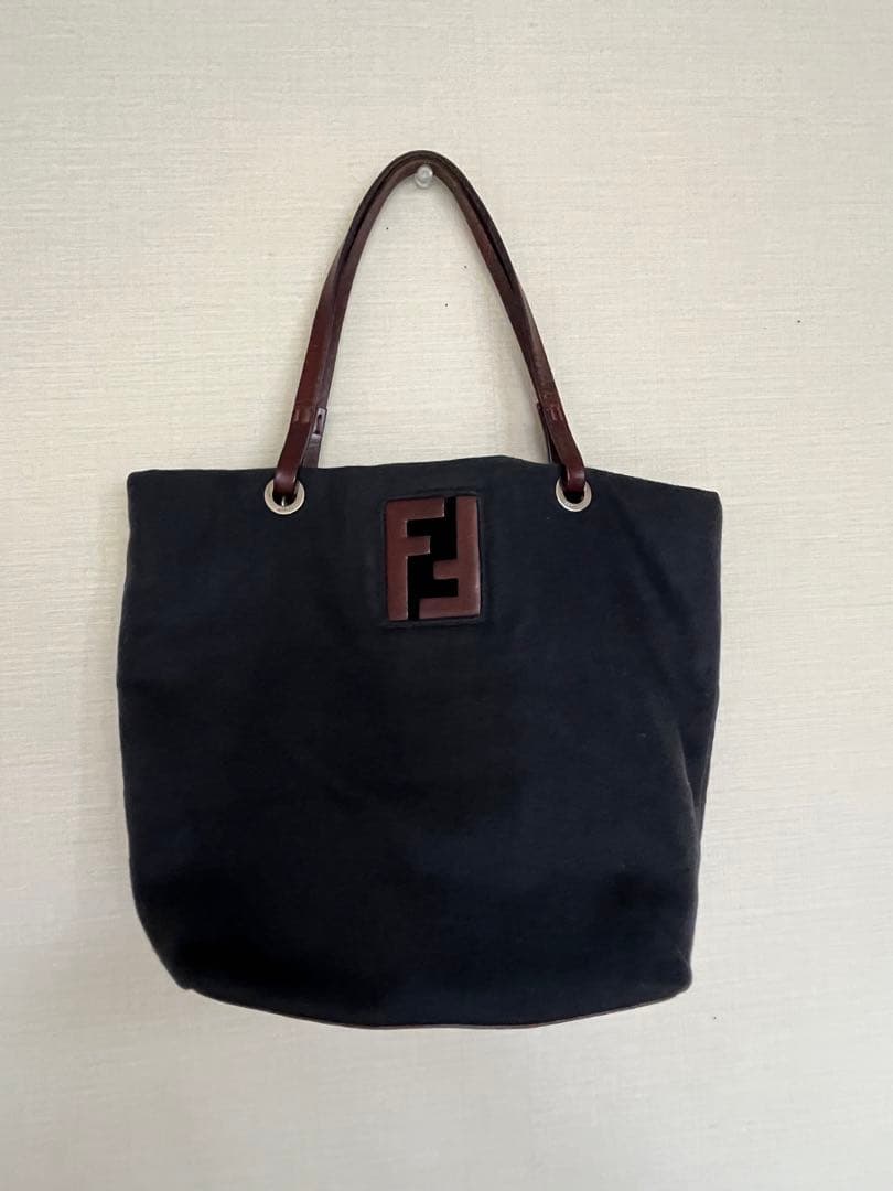 FENDI カシミアトートバッグ