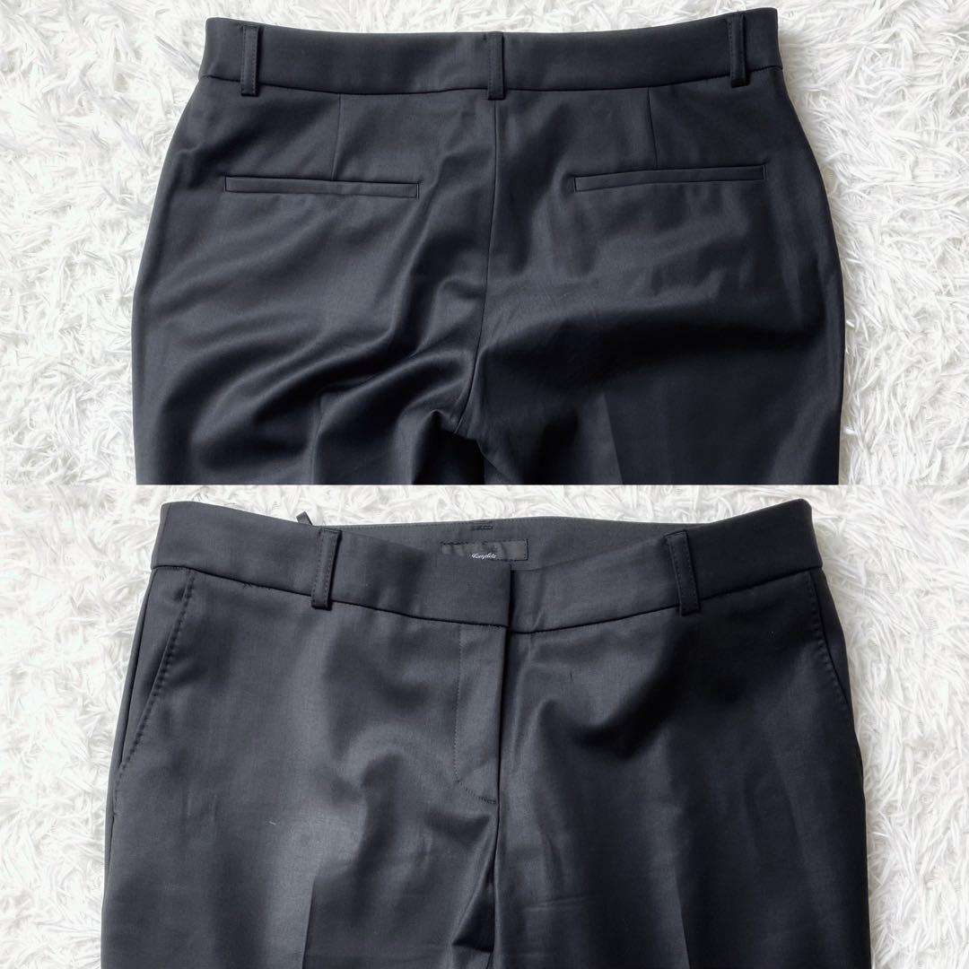 ★希少サイズ美品　iCB complete　パンツスーツ　セットアップ　黒　XL