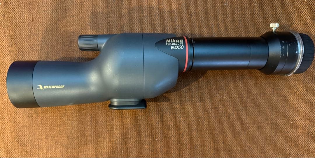 単眼鏡 nikon ed50 + Nikon 800mm F13.3*2