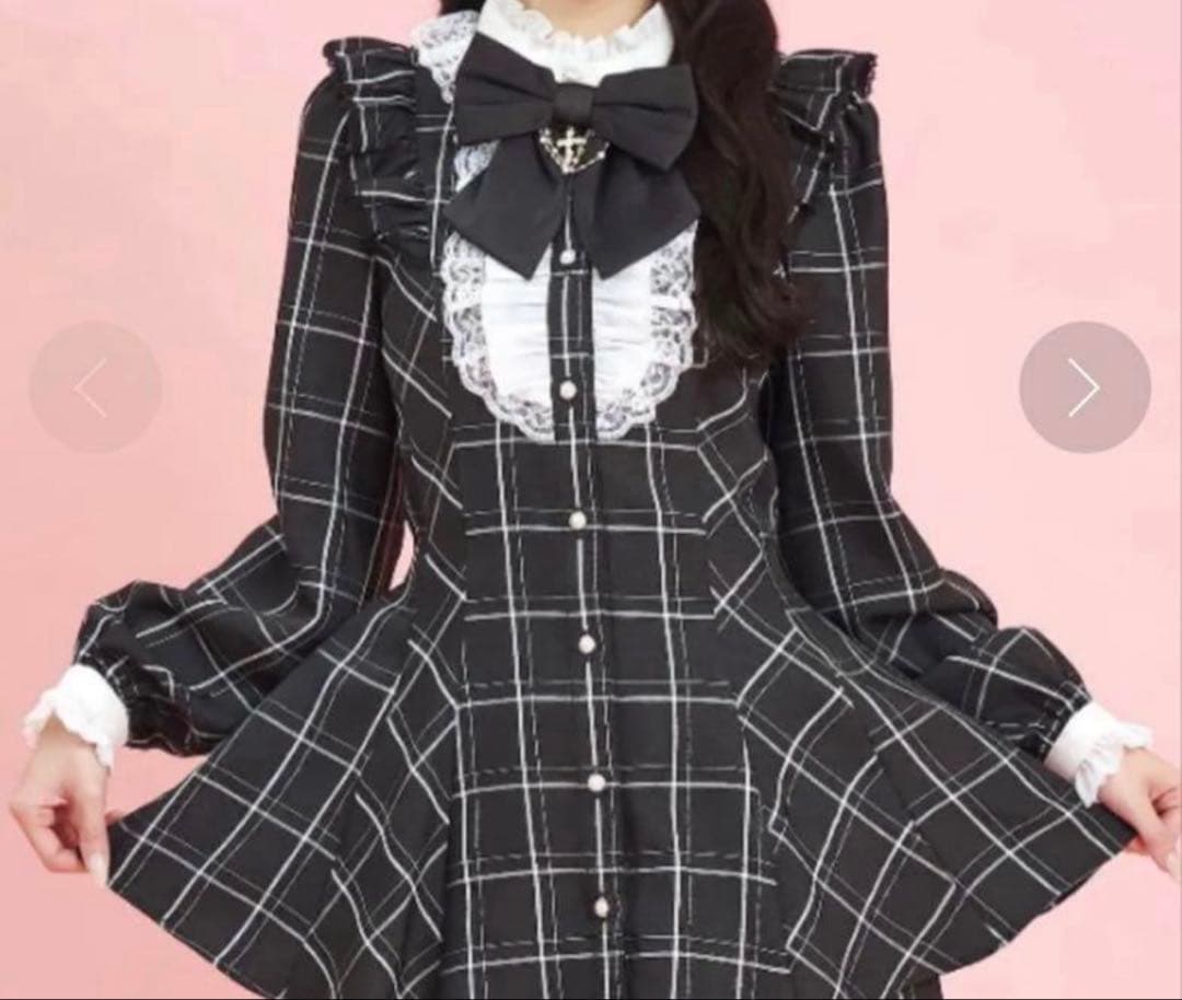 Secret Honey アクセサリーリボン長袖セットアップ