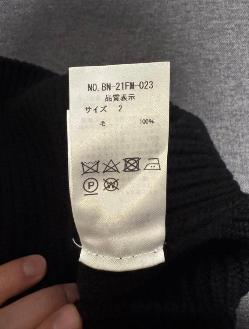 C*a様 バトナー batoner シグネチャークルーネックニット　サイズ2