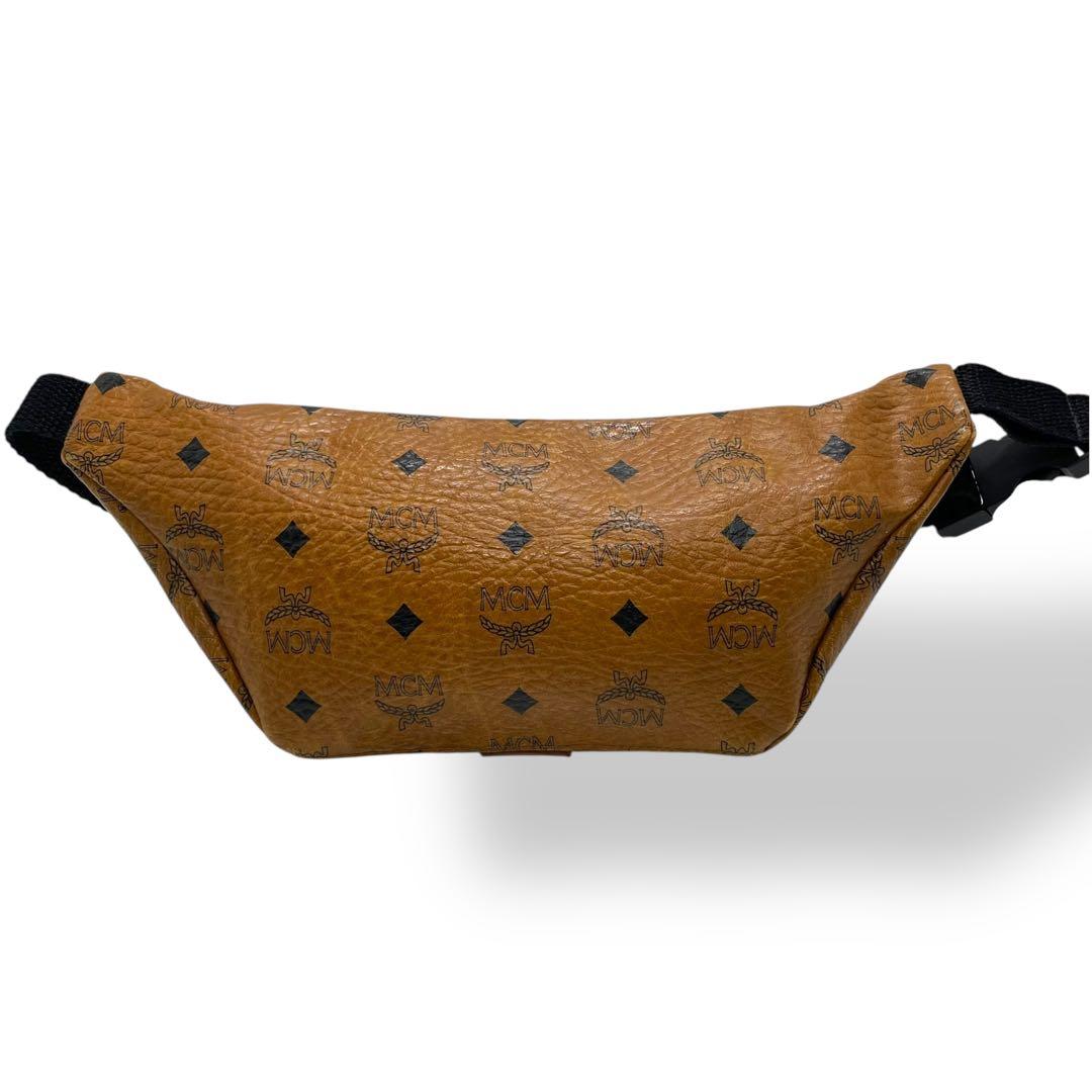 美品　MCM エムシーエム　ウエストポーチ　ボディバッグ　ブラウン