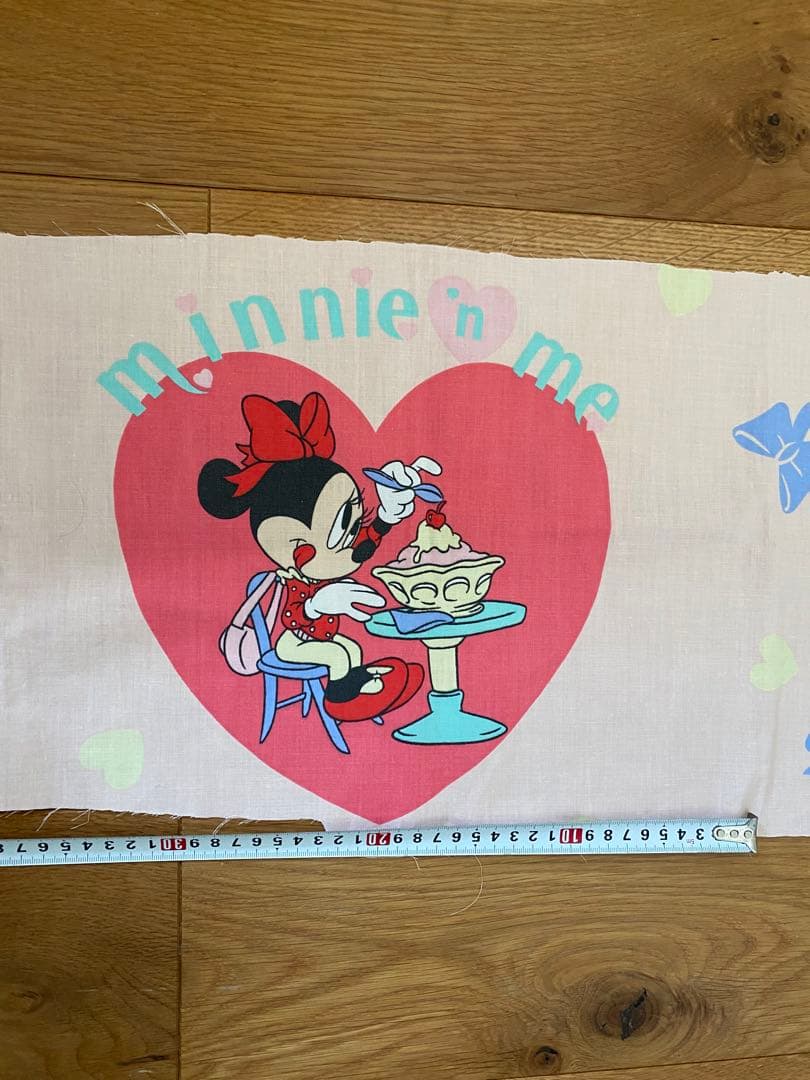 ミニーマウス　レア　ビンテージシーツ　ヴィンテージシーツ　ディズニー　リメイク