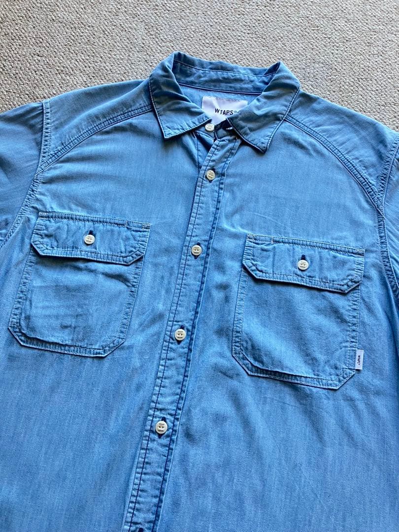 WTAPS ダブルタップス シャンブレーシャツ 242WVDT-SHM02 M