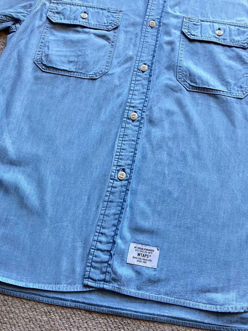 WTAPS ダブルタップス シャンブレーシャツ 242WVDT-SHM02 M