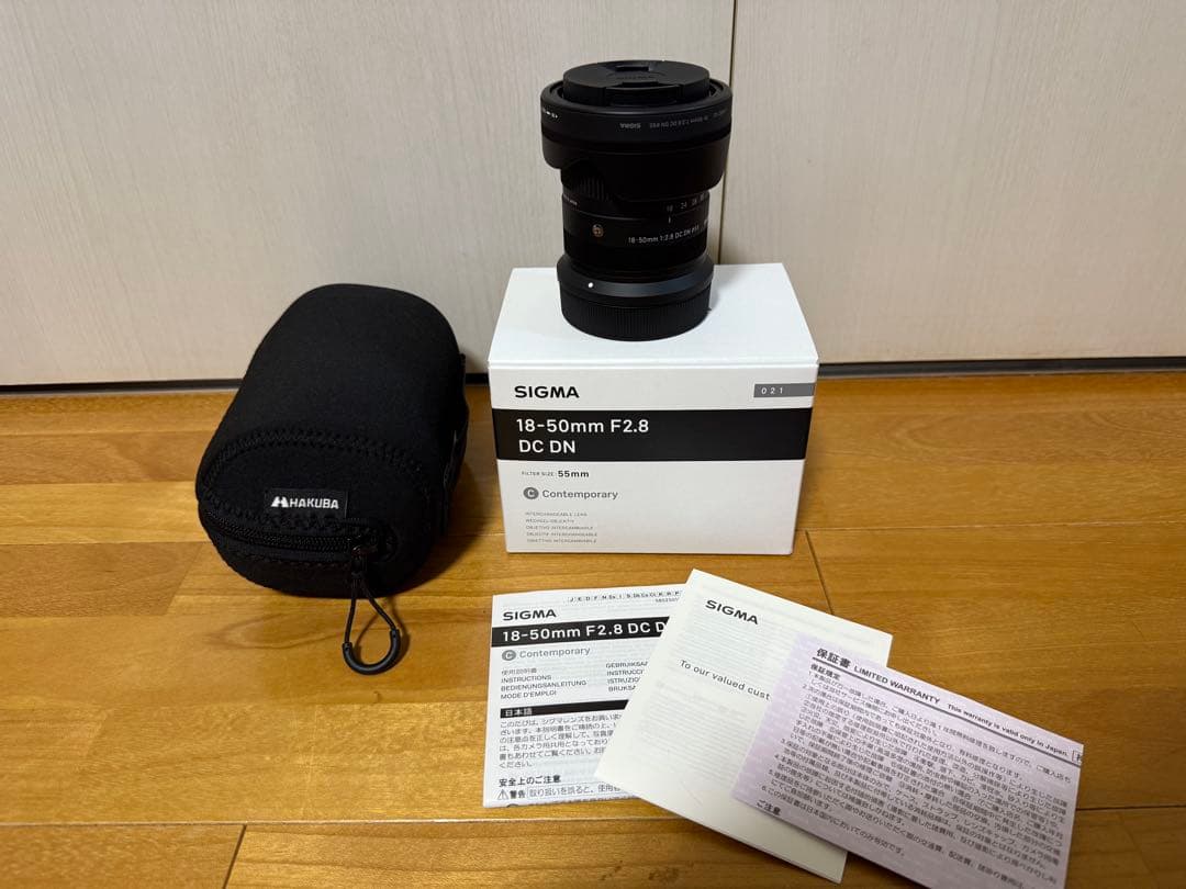SIGMA 18-50mm F2.8 DC DN キヤノンRFマウント　美品