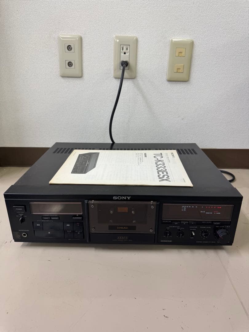 SONY カセットデッキ TC-K333ESX
