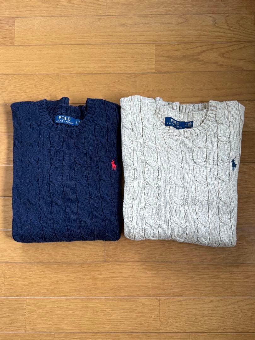 へ*ー様 Polo Ralph Lauren ケーブルニット セーター 2色セッ