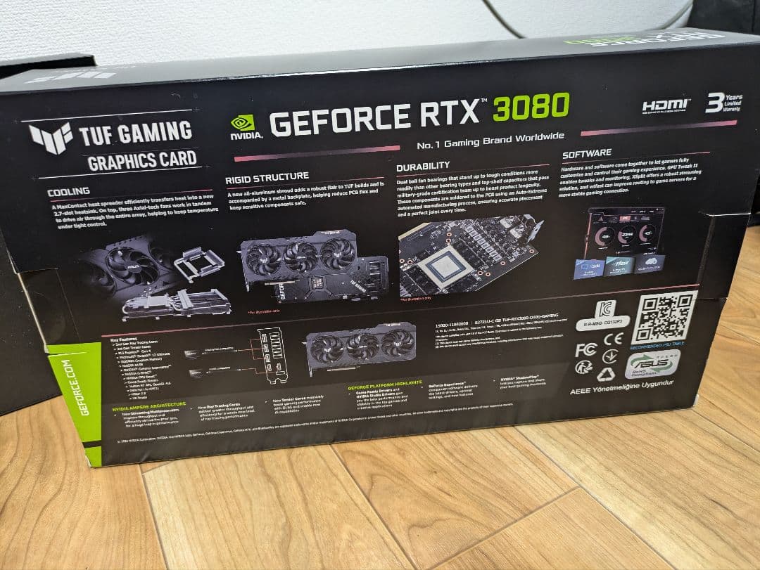 【ベンチマーク検証済み】RTX 3080 TUF Gaming OC 10GB