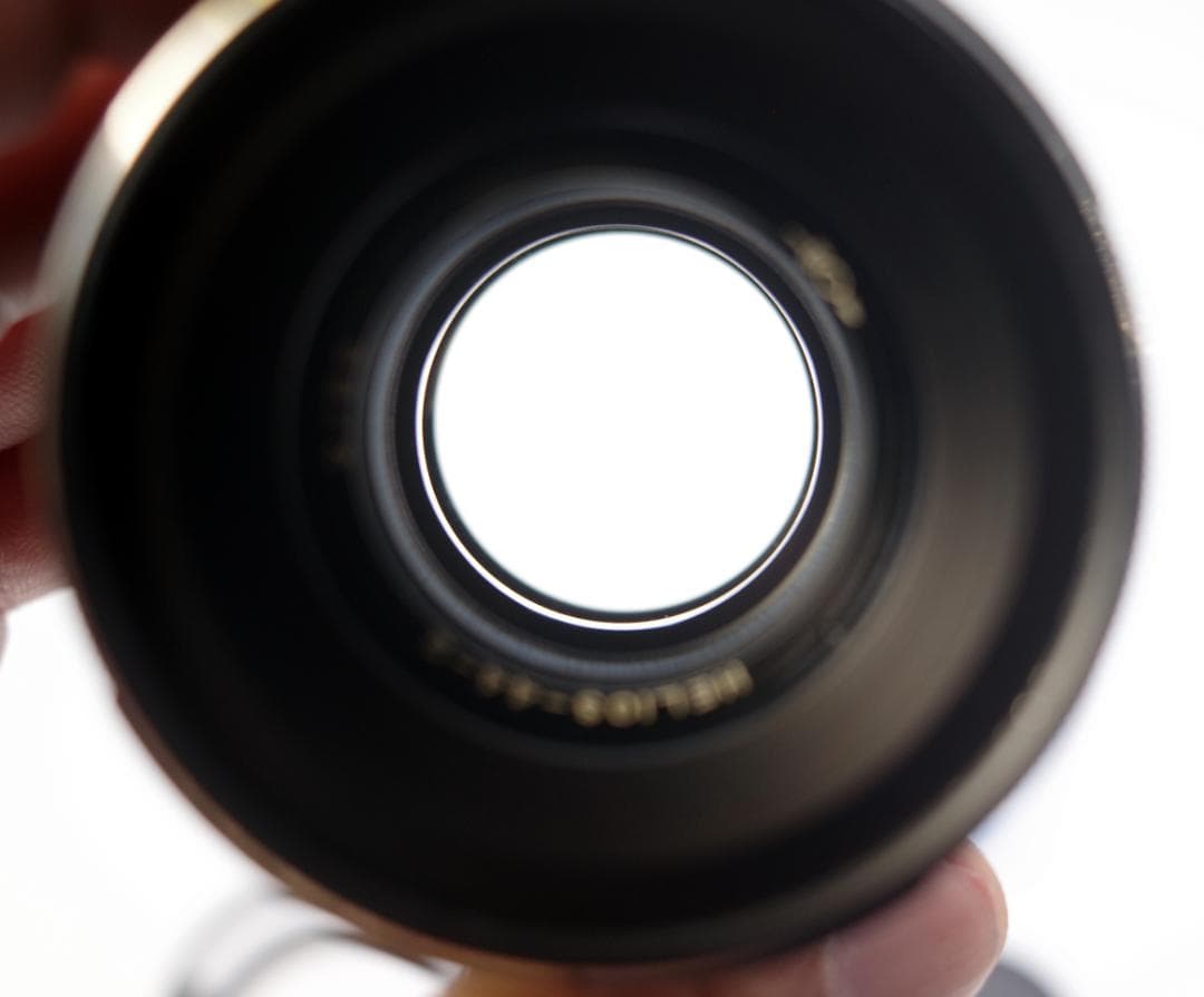 5　デッドストック　ぐるぐるボケレンズ　ヘリオス　44-2　M42アダプター付