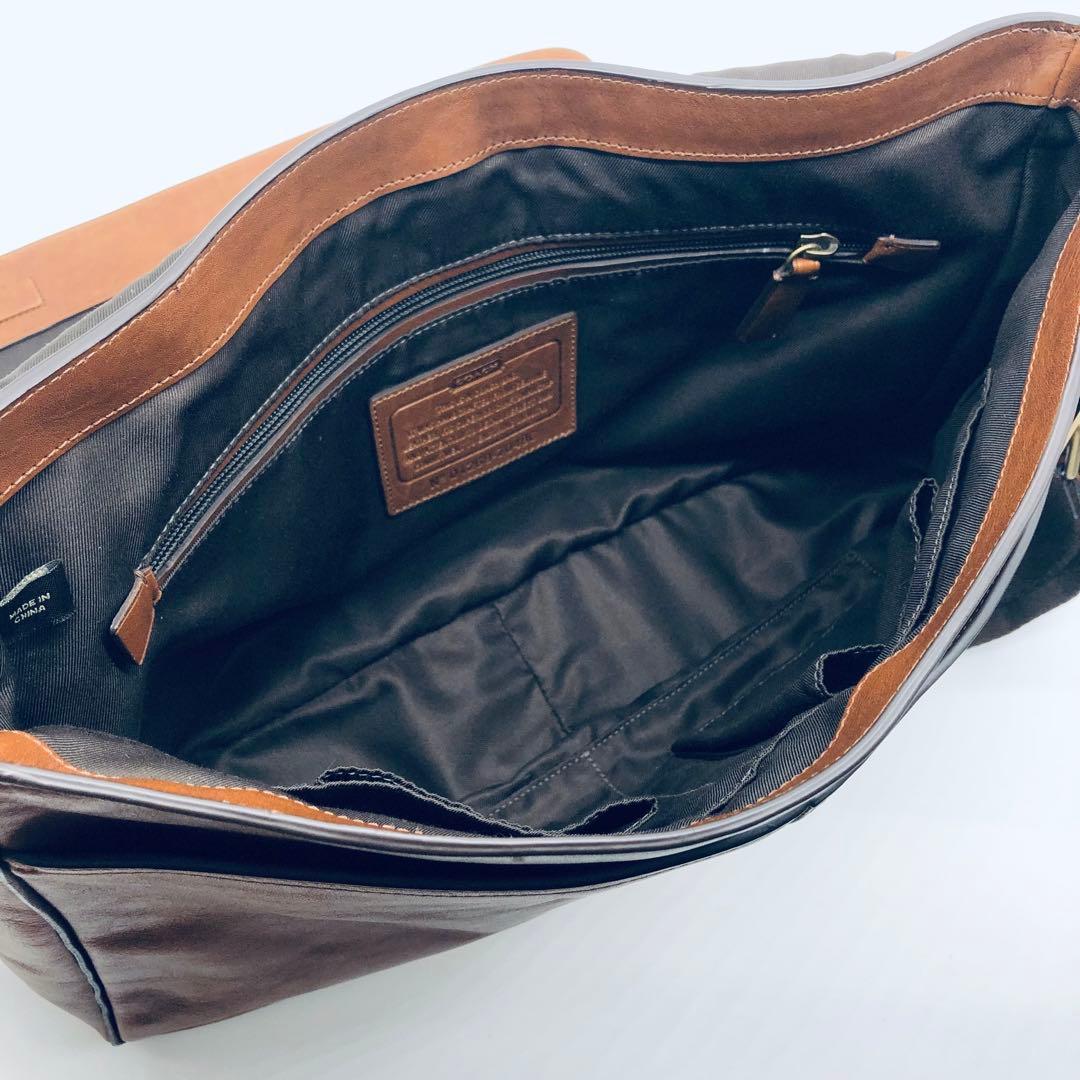 COACH メッセンジャーバッグ　 70486 本革　レザー　ブラウン　良品