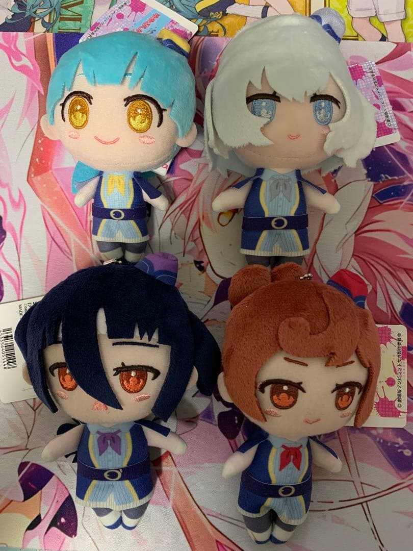 ゾンビランドサガ　ゆめぎんがパラダイス　ふぁぶぬい ぬいぐるみ　４個セット