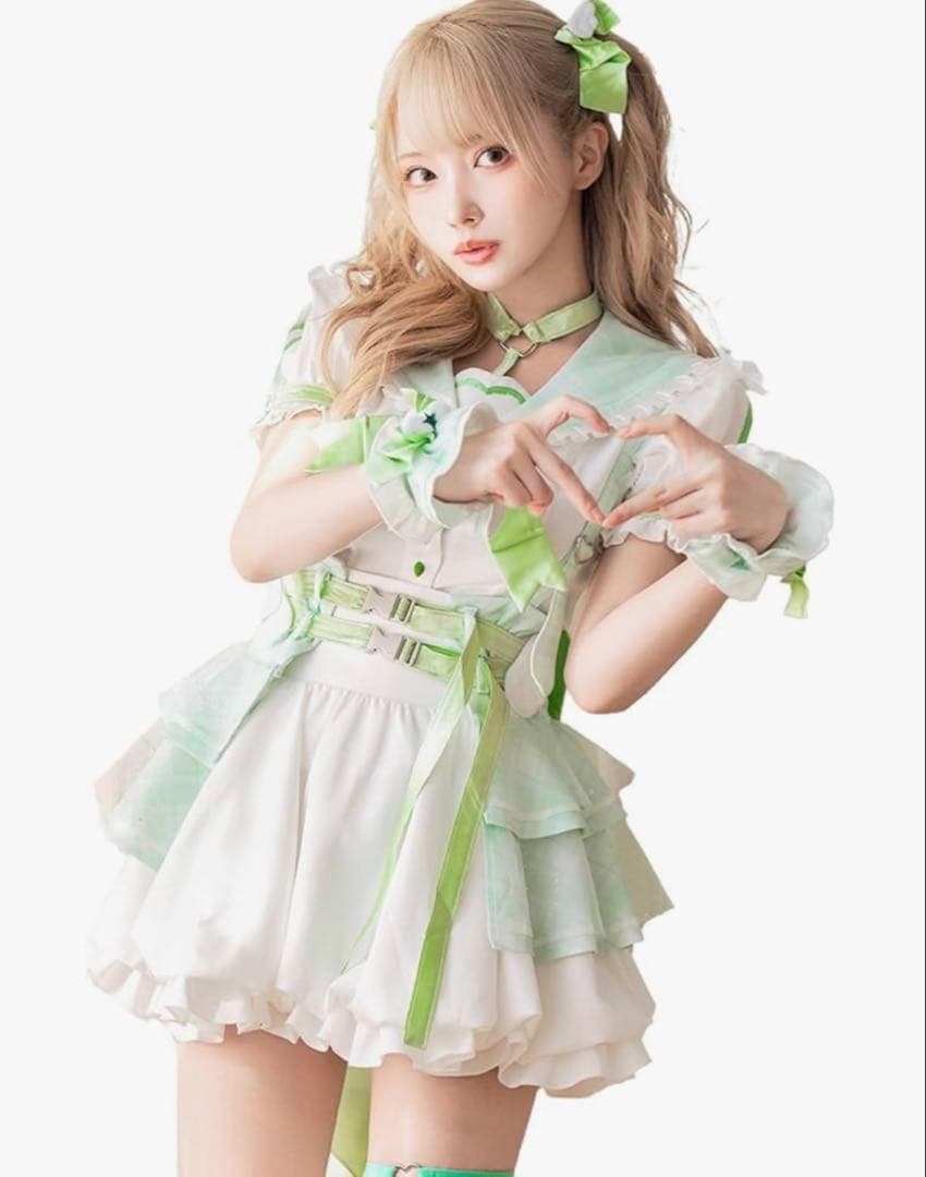 [Malymoon] 色 グリーン 魔法少女 コスプレ 衣装 【マリームーン】