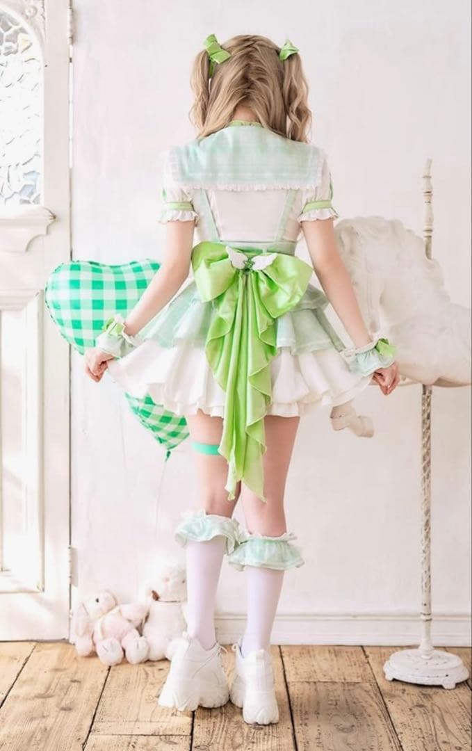 [Malymoon] 色 グリーン 魔法少女 コスプレ 衣装 【マリームーン】