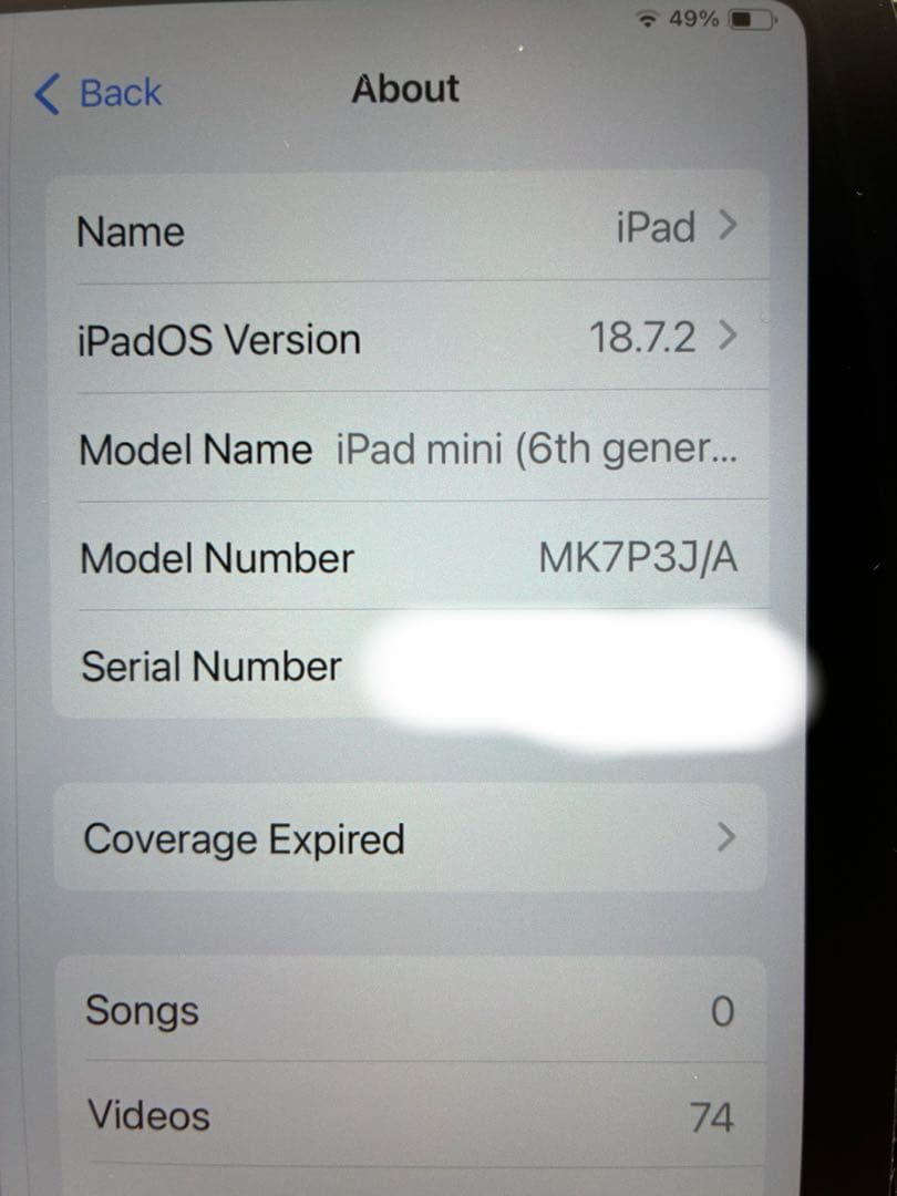 ipad mini 第6世代 64GB wifi スターライト 美品 ケース付