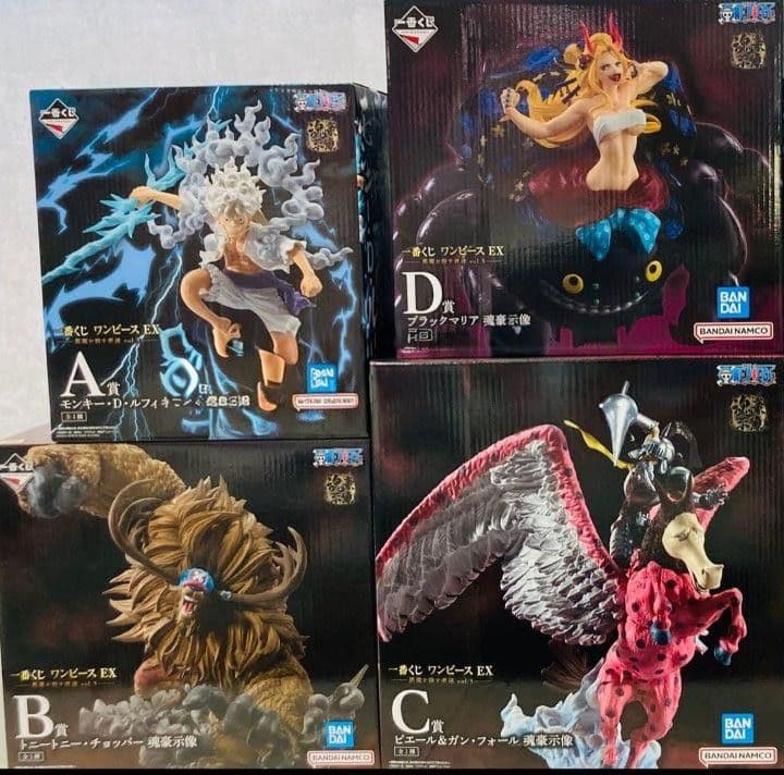 一番くじ　ワンピースEX　悪魔を宿す者達vol.3　A賞 B賞 C賞 D賞　新品