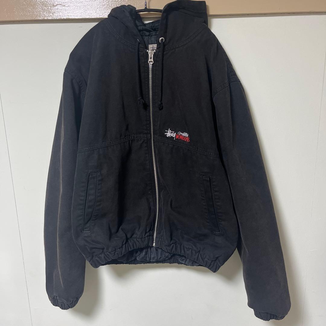Stussy Quality Workgear ブラックジャケット Lサイズ