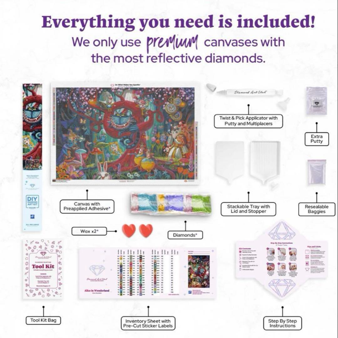 はる★ダイヤモンドアートクラブ　Alice in Wonderland