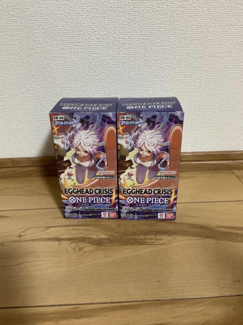 ワンピースカード　EB-04 EGGHEAD CRISIS 2BOXテープカット