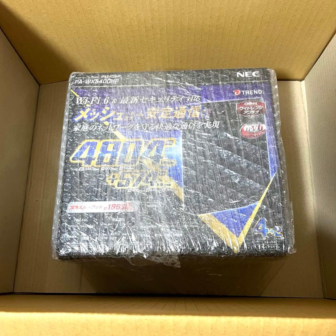 WX5400HP【新品未開封】Wi-Fi6対応 無線LANルーター NEC