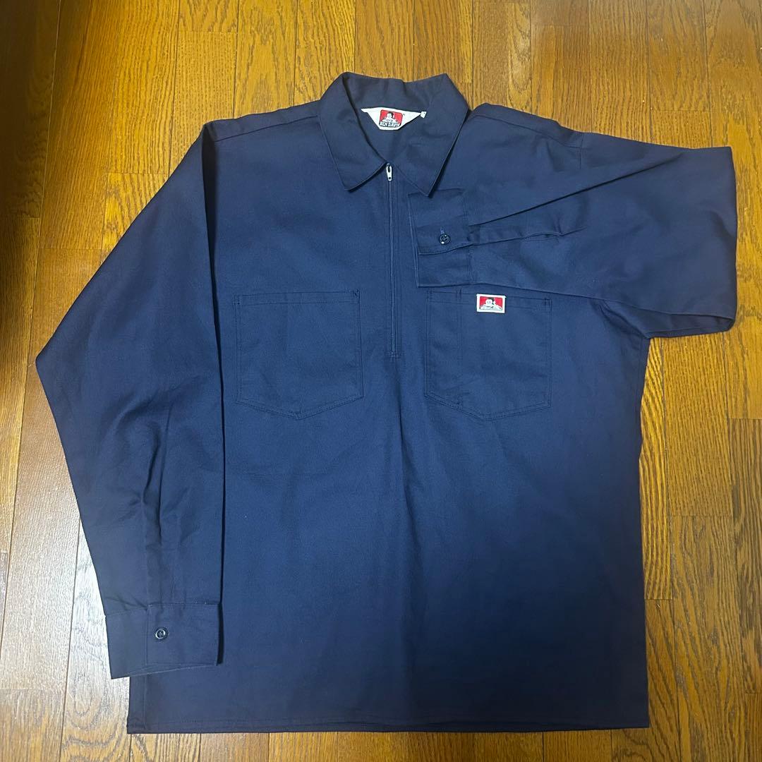 90s USA製 BEN DAVIS ベンデイビス ワークシャツ L