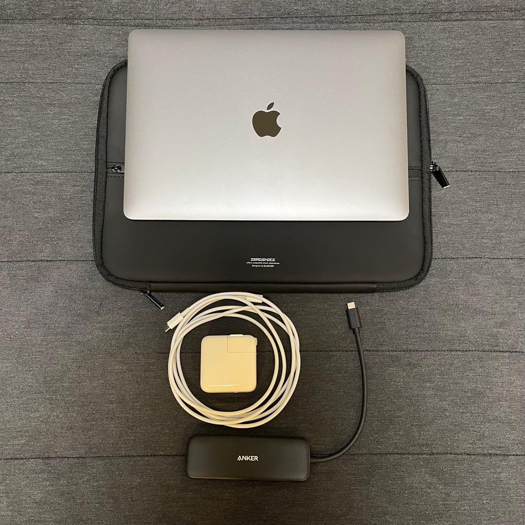 Apple MacBook air M1 バッテリー97% ハブ&ケース付