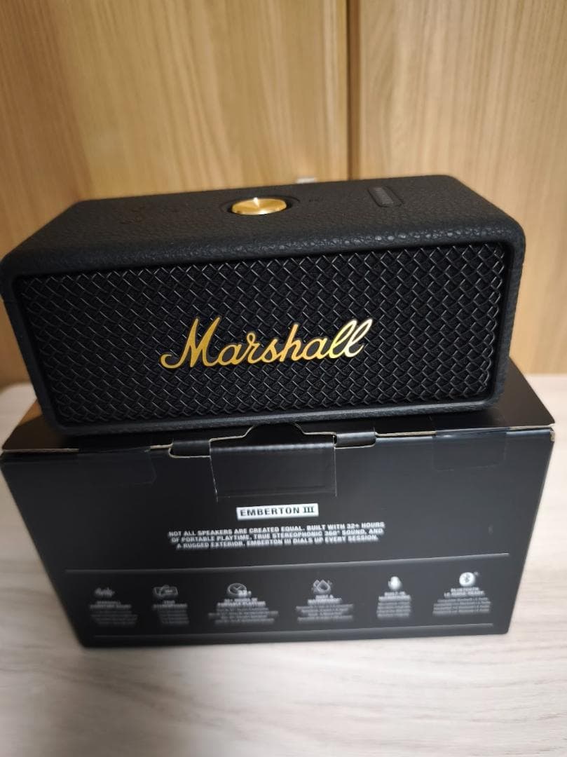 音質抜群！【正規品】Marshall Emberton Ⅲ ブラック