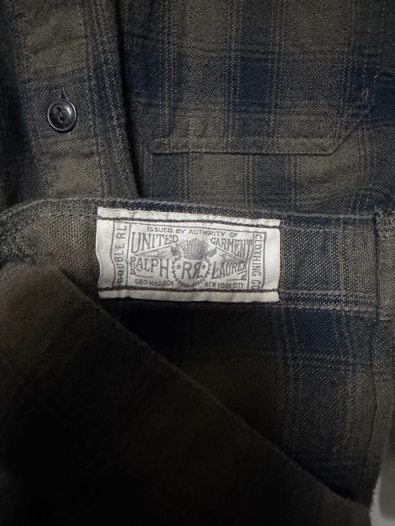 RRLダブルアールエル　オンブレチェックシャツ グランメゾンパリ　木村拓哉着用