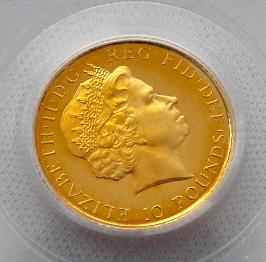2011年 イギリス ブリタニア 10ポンド 金貨 PCGS PR70DCAM