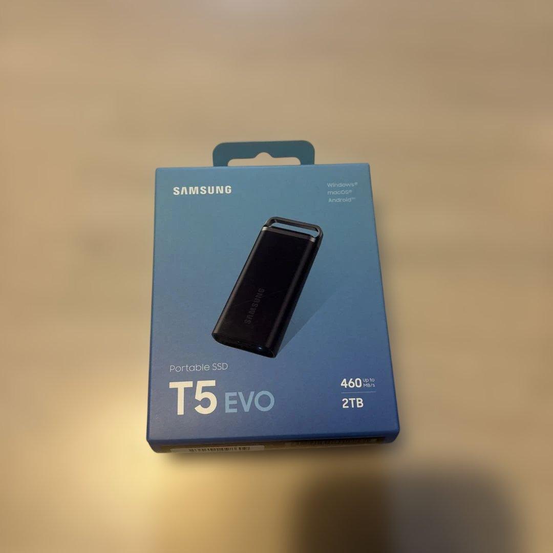 Samsung T5 EVO ポータブルSSD 2TB