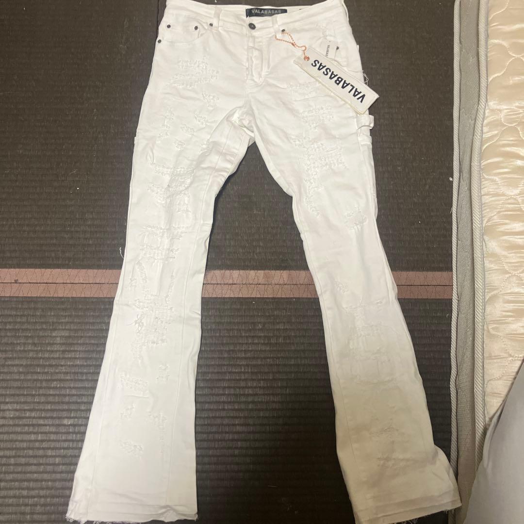 VALABASAS ホワイトデニムパンツ サイズ32