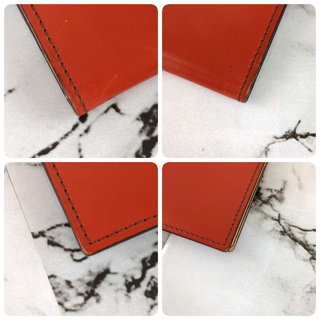 【未使用級】ココマイスター☆コードバン　カードケース　名刺入れ　レッド