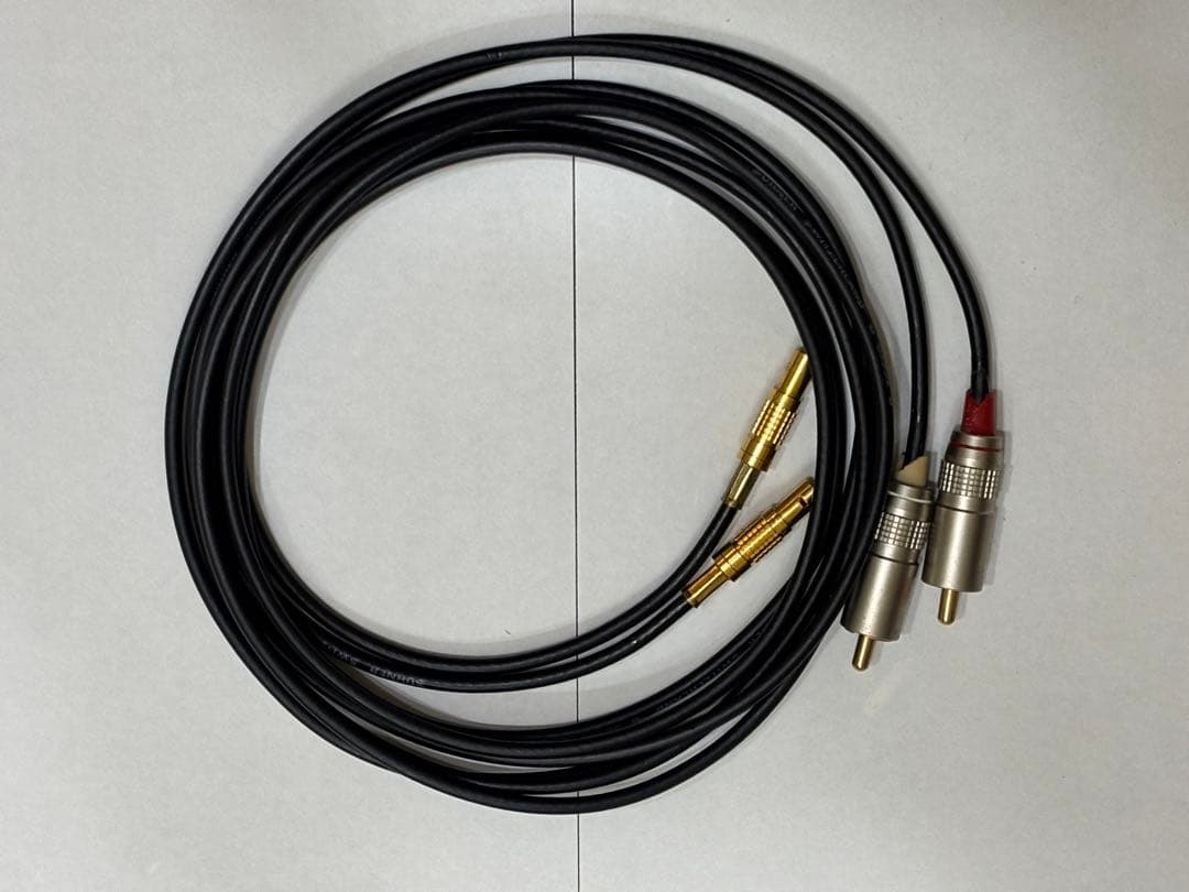 マークレビンソン レモピン→RCAスイスのSUHNER製純正ケーブル『中古品』
