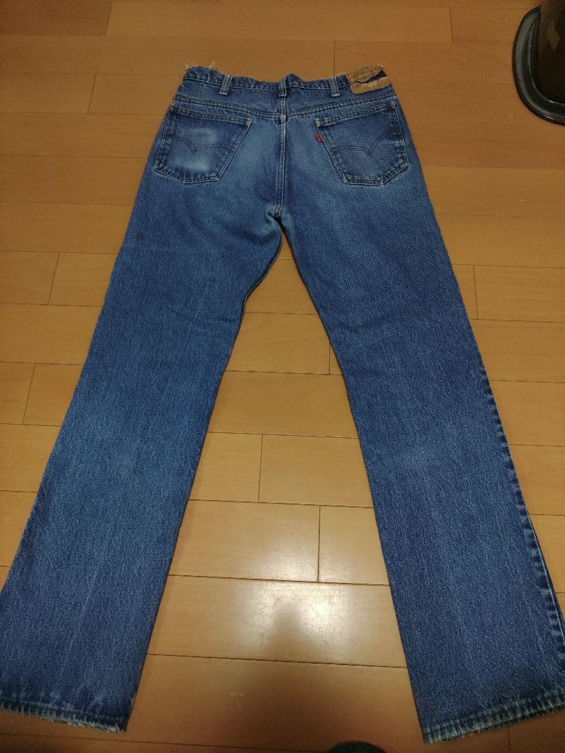 80sリーバイス517オレンジタブアメリカ製　スコービルジップ