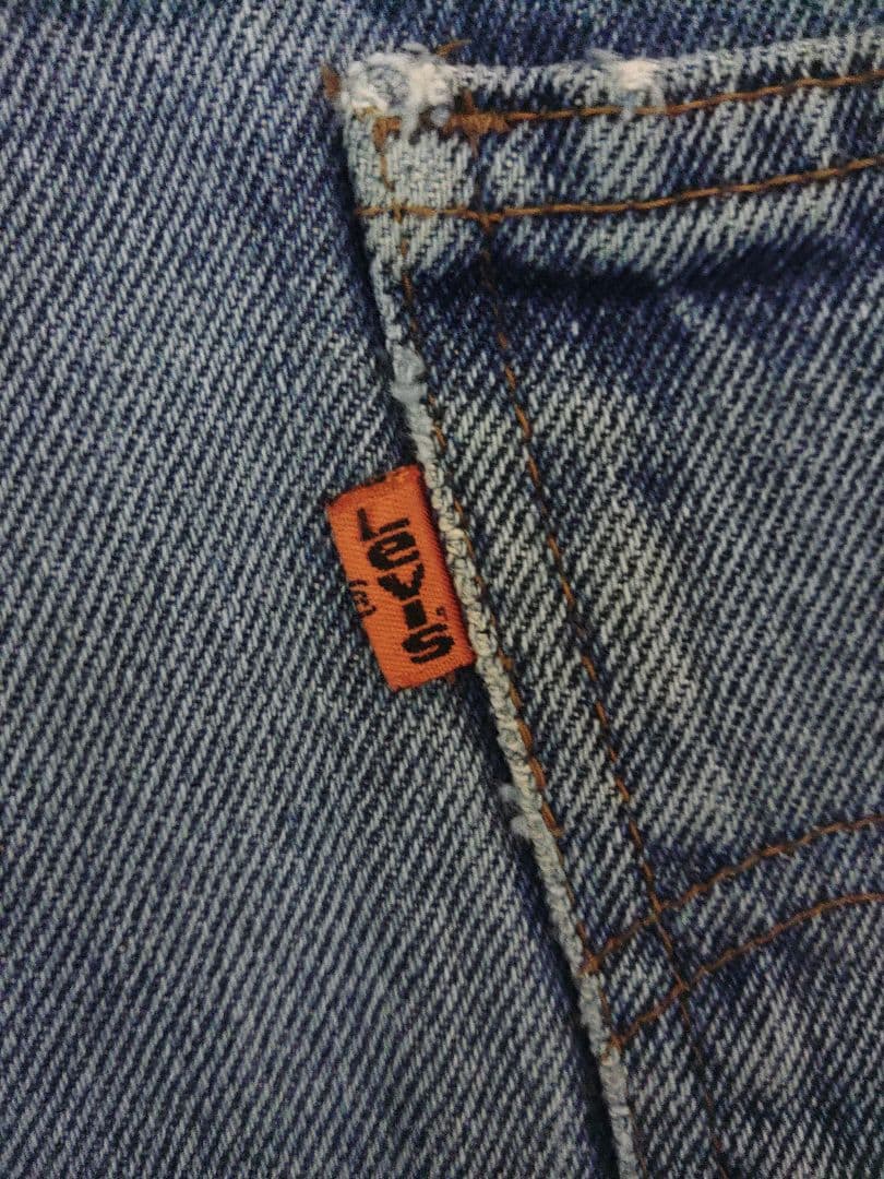 80sリーバイス517オレンジタブアメリカ製　スコービルジップ