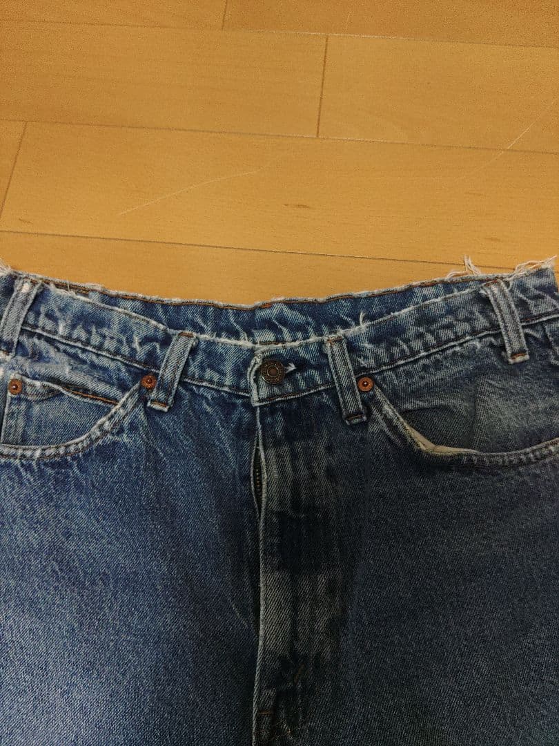 80sリーバイス517オレンジタブアメリカ製　スコービルジップ