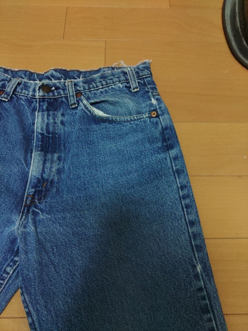 80sリーバイス517オレンジタブアメリカ製　スコービルジップ