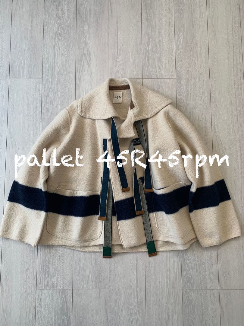 45R45rpm 縮絨のダッフルボレロ