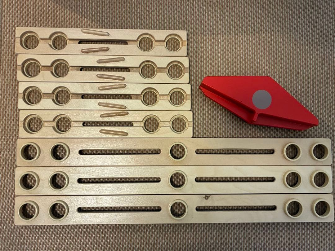 知育玩具 BorneLund Quadrilla Twist & Rail set