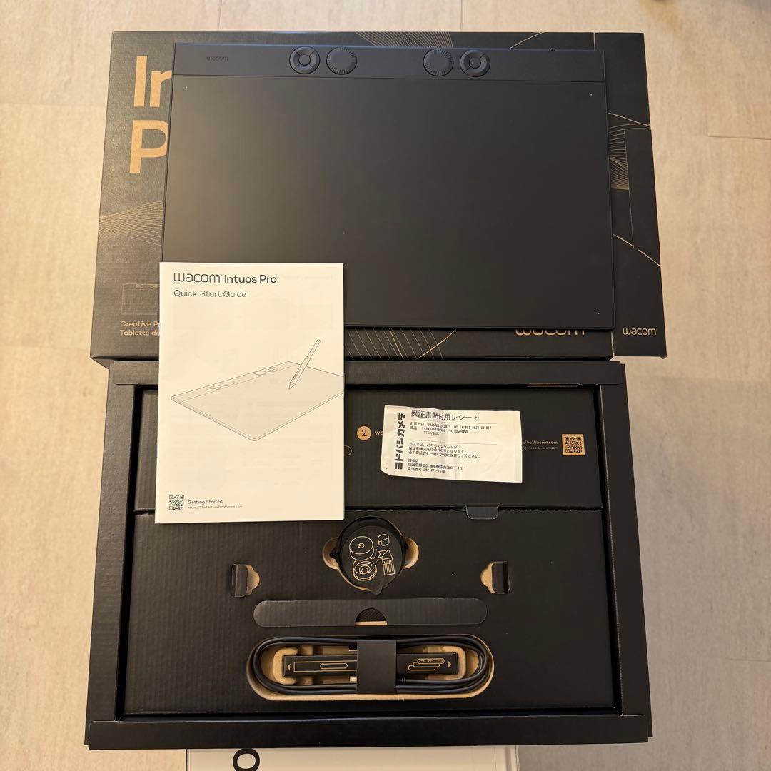 ほぼ新品保証書付き　Wacom intuos pro large