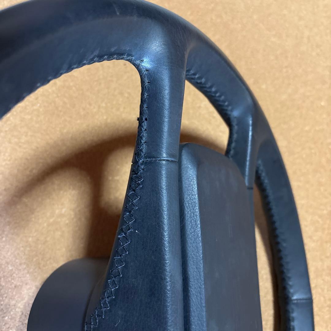 ポルシェ 90年　964 純正ステアリングホイール 黒